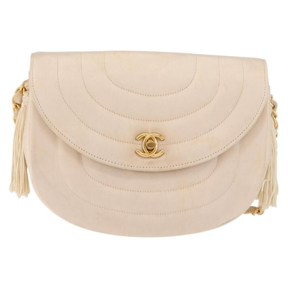 Chanel Silk Chain Shoulder Bag Gold
